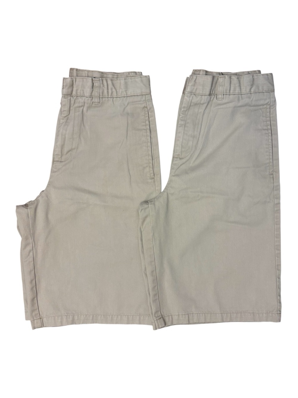 French Toast Boys Classic Flat Front Straight Fit Chino Pants — Light Khaki